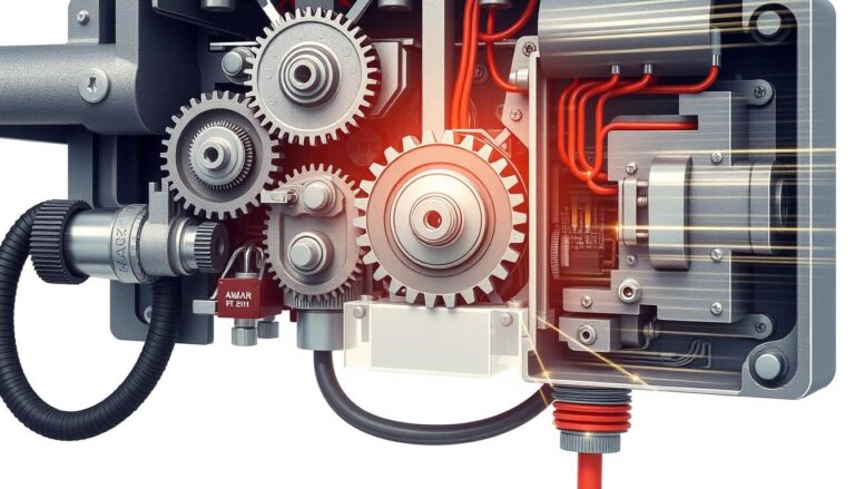 Elektromechanische Schalteinrichtung in Alarmanlagen